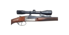 OCCASION - MAGNIFIQUE CARABINE DOUBLE EXPRESS CHAPUIS PROGRESS 7X65R + CANON 20/76