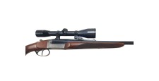 OCCASION - MAGNIFIQUE CARABINE DOUBLE EXPRESS CHAPUIS PROGRESS 7X65R + CANON 20/76