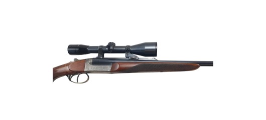 OCCASION - MAGNIFIQUE CARABINE DOUBLE EXPRESS CHAPUIS PROGRESS 7X65R + CANON 20/76