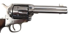 OCCASION - REVOLVER UBERTI 1873 SAA NICKELE CAL.45 LONG COLT CANON 4"3/4