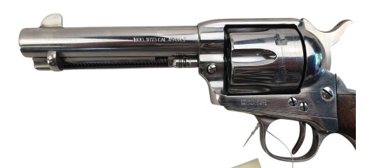 OCCASION - REVOLVER UBERTI 1873 SAA NICKELE CAL.45 LONG COLT CANON 4"3/4