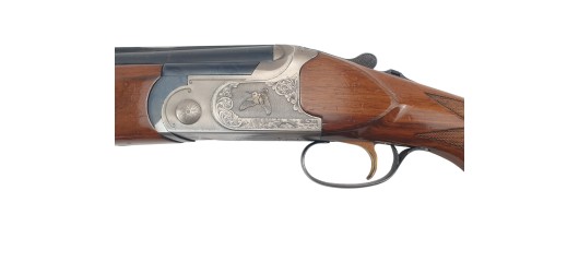 OCCASION - FUSIL SUPERPOSÉ LANBER CAL.12MAGNUM EPREUVE ACIER