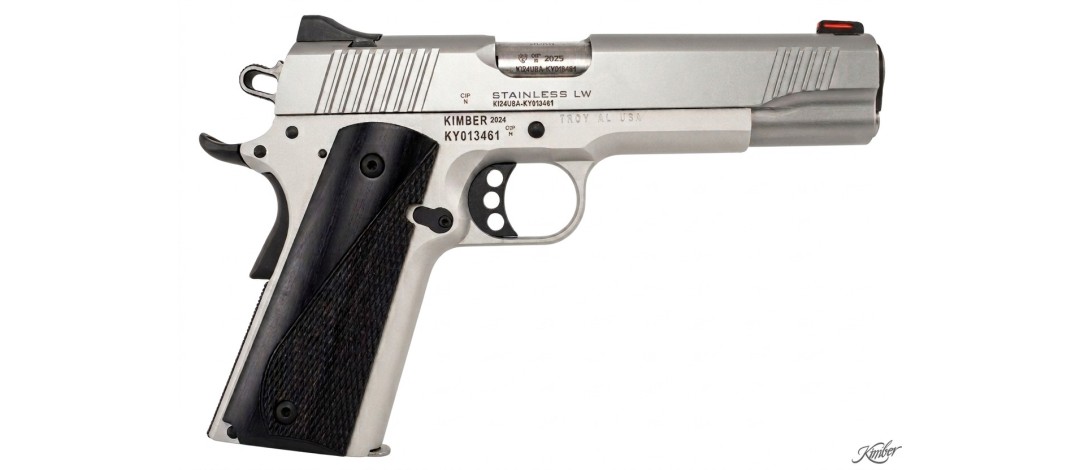 KIMBER SURPRISE ! PISTOLET KIMBER 1911 LW STAINLESS ARCTIC CAL.9x19