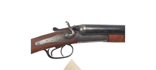 OCCASION - FUSIL JUXTAPOSE A CHIENS EXTERIEURS CAL.12/70 - TRES BEL ETAT