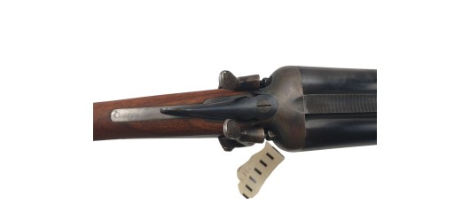 OCCASION - FUSIL JUXTAPOSE A CHIENS EXTERIEURS CAL.12/70 - TRES BEL ETAT