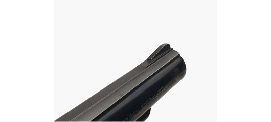 OCCASION - REVOLVER SMITH&WESSON MODEL 10-8 CALIBRE 38SP CANON 4" PLAQUETTES ERGONOMIQUES BOIS