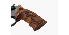 OCCASION - REVOLVER SMITH&WESSON MODEL 10-8 CALIBRE 38SP CANON 4" PLAQUETTES ERGONOMIQUES BOIS