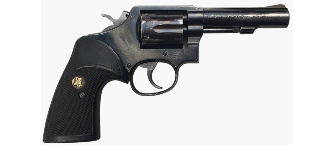 OCCASION - REVOLVER SMITH&WESSON MODEL 10-8 CALIBRE 38SP CANON 4" AGRÉE TAR 1