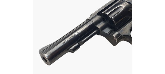 OCCASION - REVOLVER SMITH&WESSON MODEL 10-8 CALIBRE 38SP CANON 4" AGRÉE TAR 2