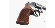 OCCASION - REVOLVER SMITH&WESSON MOD.64-3 INOX CAL.38SP CANON 4" PLAQUETTES ERGONOMIQUES BOIS
