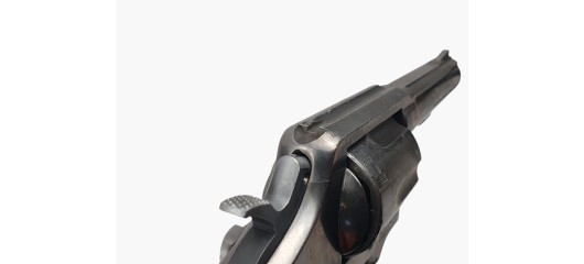 OCCASION - REVOLVER SMITH&WESSON MOD.64-3 INOX CAL.38SP CANON 4" PLAQUETTES ERGONOMIQUES BOIS