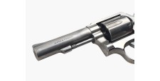 OCCASION - REVOLVER SMITH&WESSON MOD.64-3 INOX CAL.38SP CANON 4" PLAQUETTES ERGONOMIQUES BOIS