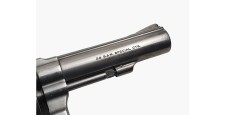 OCCASION - REVOLVER SMITH&WESSON MOD.64-3 INOX CAL.38SP CANON 4" PLAQUETTES ERGONOMIQUES BOIS