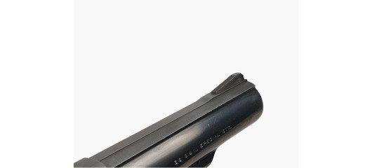 OCCASION - REVOLVER SMITH&WESSON MOD.64-3 INOX CAL.38SP CANON 4" PLAQUETTES ERGONOMIQUES BOIS