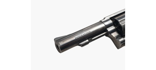 OCCASION - REVOLVER SMITH&WESSON MOD.64-3 INOX CAL.38SP CANON 4" PLAQUETTES ERGONOMIQUES BOIS