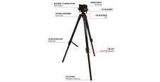 DESTOCKAGE - TREPIED PROFESSIONNEL BOG DEATH GRIP CLAMPING TRIPOD