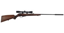 FOIRE OCCASION - CARABINE CARL WALTHER CAL.22LR + LUNETTE NIKKO STIRLING 4X32 + MODERATEUR