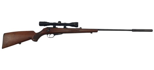 FOIRE OCCASION - CARABINE CARL WALTHER CAL.22LR + LUNETTE NIKKO STIRLING 4X32 + MODERATEUR