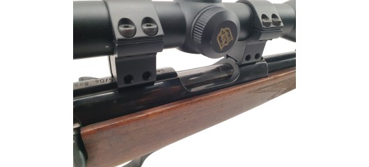 FOIRE OCCASION - CARABINE CARL WALTHER CAL.22LR + LUNETTE NIKKO STIRLING 4X32 + MODERATEUR