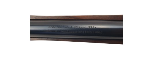 FOIRE OCCASION - CARABINE DE TIR DE LUXE ANSCHUTZ MODELE 1712 CAL.22LR