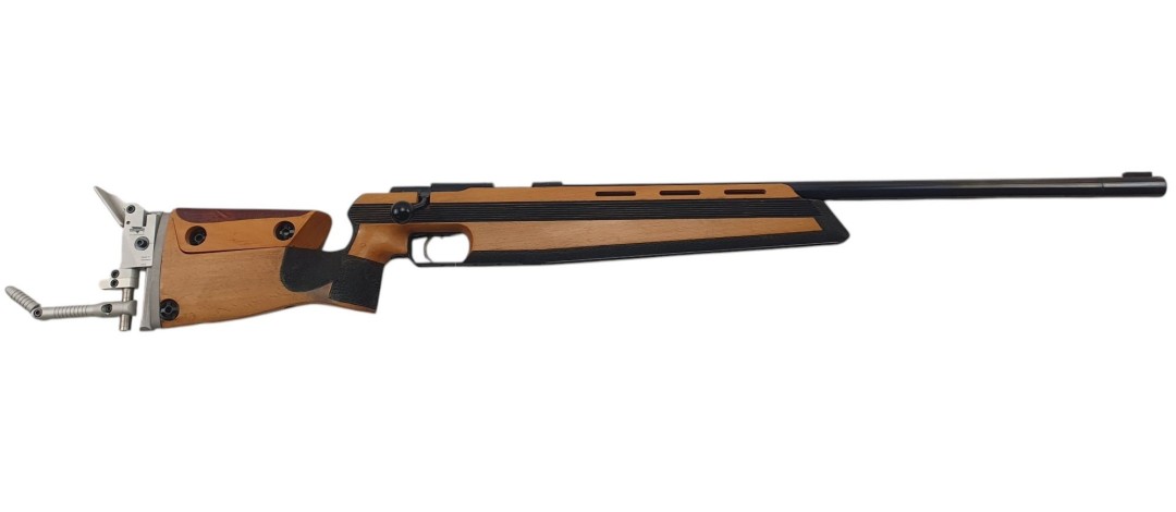 FOIRE OCCASION - CARABINE SCOLAIRE ANSCHUTZ MATCH 54 CAL.22LR  CROSSE ERGO + PLAQUE A CROCHET
