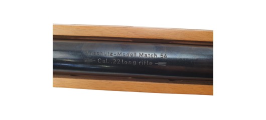 FOIRE OCCASION - CARABINE SCOLAIRE ANSCHUTZ MATCH 54 CAL.22LR  CROSSE ERGO + PLAQUE A CROCHET