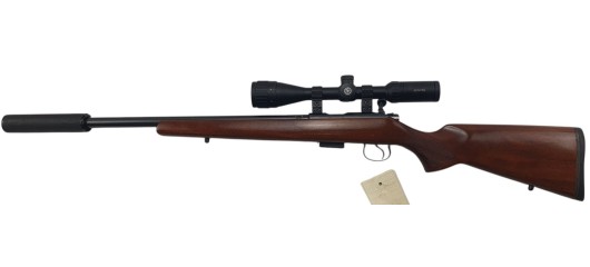 FOIRE OCCASION - CARABINE CZ 455 CANON LOURD VARMINT 17HMR + MOD+ LUNETTE HAWKE