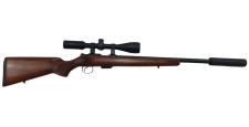 FOIRE OCCASION - CARABINE CZ 455 CANON LOURD VARMINT 17HMR + MOD+ LUNETTE HAWKE