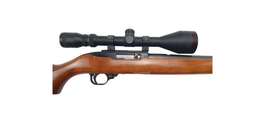 RUGER OCCASION - CARABINE SEMI-AUTO RUGER 10/22 FILETÉE CAL.22LR + LUNETTE SIMMONS 3-9x50 + MODERATEUR