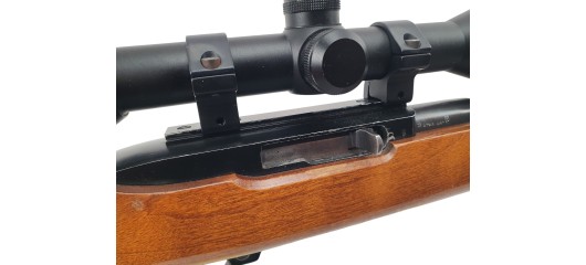 RUGER OCCASION - CARABINE SEMI-AUTO RUGER 10/22 FILETÉE CAL.22LR + LUNETTE SIMMONS 3-9x50 + MODERATEUR