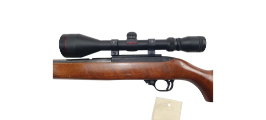 RUGER OCCASION - CARABINE SEMI-AUTO RUGER 10/22 FILETÉE CAL.22LR + LUNETTE SIMMONS 3-9x50 + MODERATEUR
