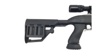 RUGER OCCASION - CARABINE SEMI-AUTO RUGER 10/22 INOX CUSTOM FILETÉE CAL.22LR + LUNETTE BUSHNELL 3-9x40