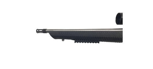 RUGER OCCASION - CARABINE SEMI-AUTO RUGER 10/22 INOX CUSTOM FILETÉE CAL.22LR + LUNETTE BUSHNELL 3-9x40