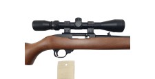 RUGER OCCASION - CARABINE SEMI-AUTO RUGER 10/22 FILETÉE CAL.22LR + LUNETTE BUSHNELL 3-9x40