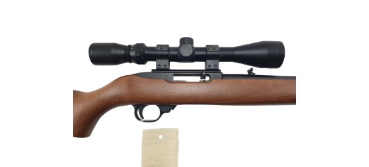 RUGER OCCASION - CARABINE SEMI-AUTO RUGER 10/22 FILETÉE CAL.22LR + LUNETTE BUSHNELL 3-9x40