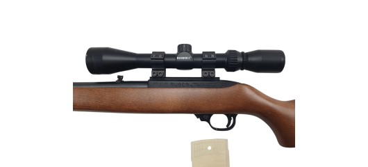 RUGER OCCASION - CARABINE SEMI-AUTO RUGER 10/22 FILETÉE CAL.22LR + LUNETTE BUSHNELL 3-9x40