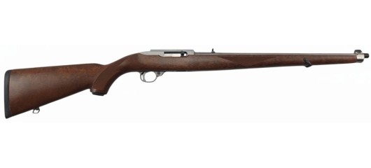 RUGER OCCASION - RARE CARABINE SEMI-AUTO RUGER 10/22 STUTZEN INOX CAL.22LR FILETÉE