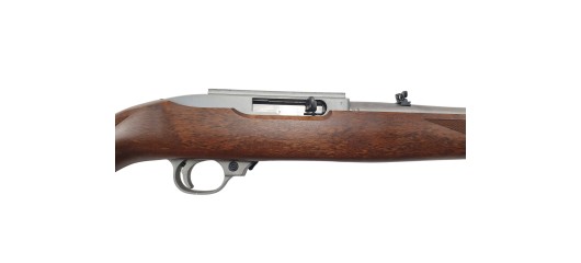 RUGER OCCASION - RARE CARABINE SEMI-AUTO RUGER 10/22 STUTZEN INOX CAL.22LR FILETÉE