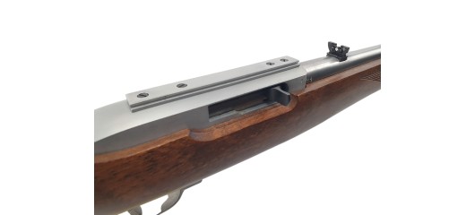 RUGER OCCASION - RARE CARABINE SEMI-AUTO RUGER 10/22 STUTZEN INOX CAL.22LR FILETÉE