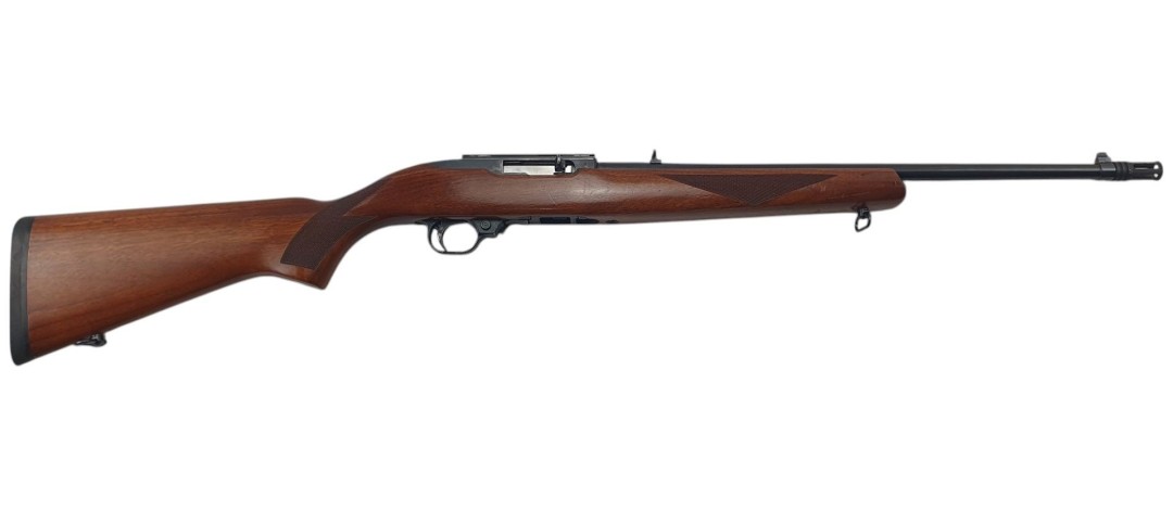 RUGER OCCASION - CARABINE SEMI-AUTO RUGER 10/22 BOIS FILETÉE CAL.22LR + FREIN DE BOUCHE