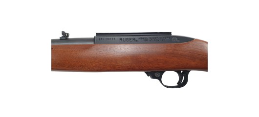 RUGER OCCASION - CARABINE SEMI-AUTO RUGER 10/22 BOIS FILETÉE CAL.22LR + FREIN DE BOUCHE