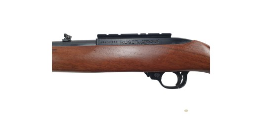 RUGER OCCASION - CARABINE SEMI-AUTO RUGER 10/22 BOIS FILETÉE CAL.22LR + RAIL RUGER