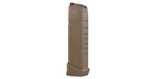CHARGEUR GLOCK 19 COUPS CALIBRE 9x19 POUR GLOCK 19x COYOTE FOLLOWER NOIR