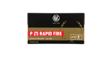 BOITE DE 50 CARTOUCHES RWS P25 RAPID'FIRE CAL.22LR 40GR
