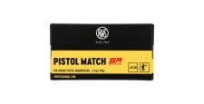 BOITE DE 50 CARTOUCHES RWS PISTOL MATCH SR CAL.22LR 40GR