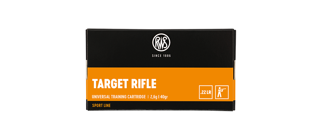 BOITE DE 50 CARTOUCHES RWS TARGET RIFLE CAL.22LR 40GR