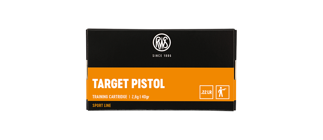 BOITE DE 50 CARTOUCHES RWS TARGET PISTOL CAL.22LR 40GR