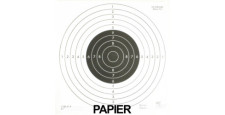 CIBLE DE TIR CARABINE 200M PAPIER - VENDUE A L'UNITÉ