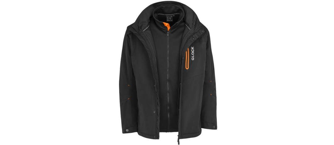 MANTEAU ET VESTE GLOCK 2 EN 1 PERFECTION BLACK TAILLE XXL