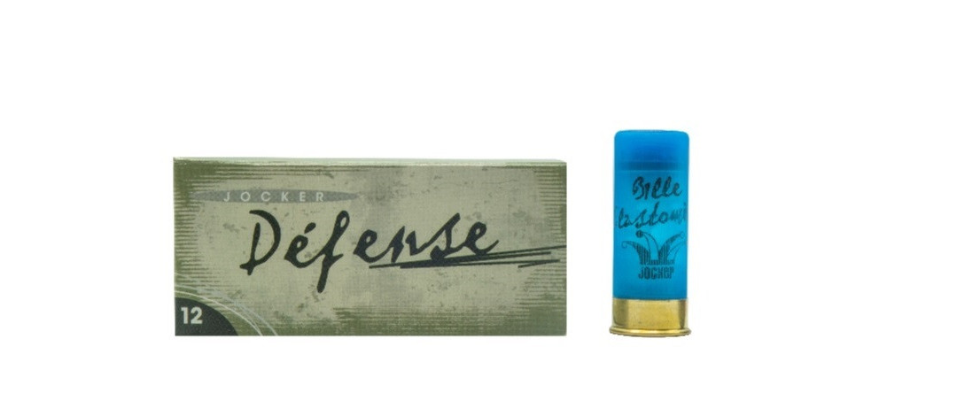 BOITE DE 10 CARTOUCHES JOCKER BILLE ELASTOMERE CAL.12/67 BILLE ELASTOMERE
